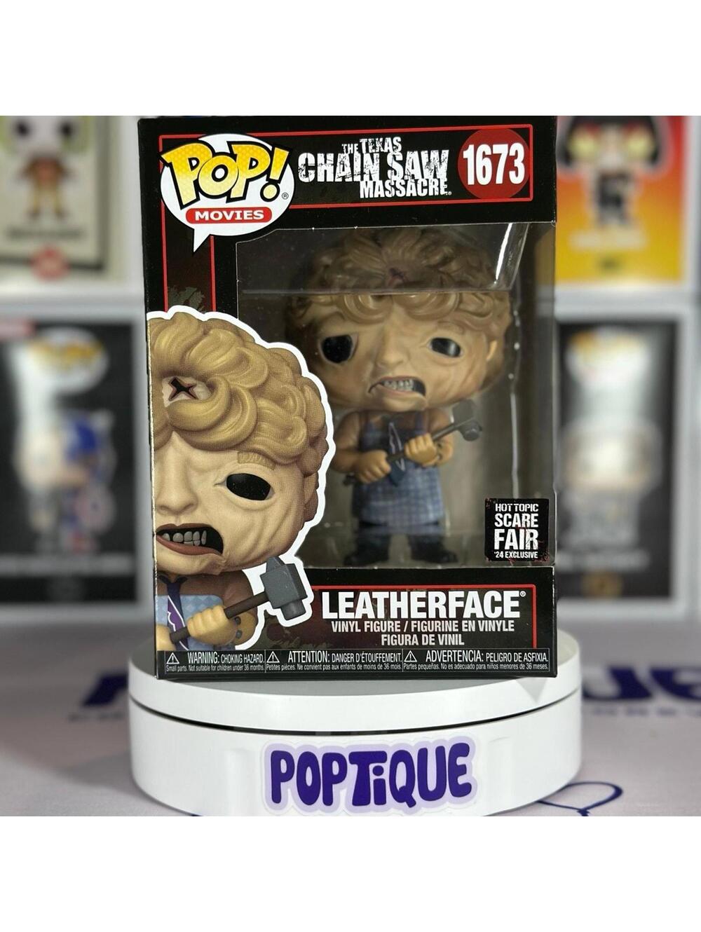 Texas Chainsaw Massacre Leatherface Funko Pop! #1673 - Scare Fair Exclusive